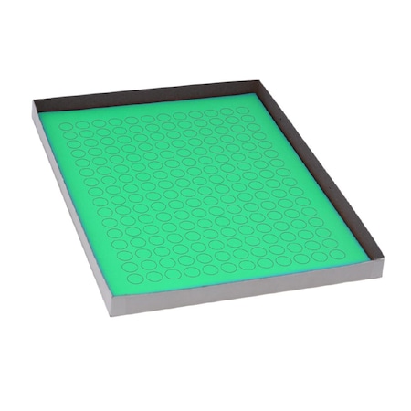 Globe Scientific Label Sheets, Cryo, 13mm Dots, for 1.5-2mL Tubes, 20 Sheets, 192 Labels per Sheets, Green, 3840PK LCS-D13G